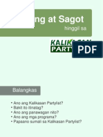 Kalikasan Partylist  Presentation 