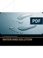Water and Solution