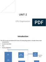 UNIT-2: CPU Organization