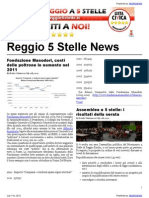 Reggio 5 Stelle News