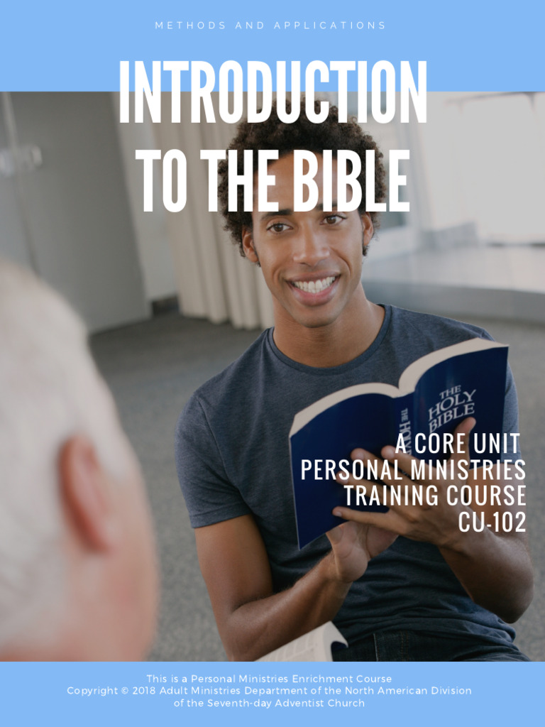 CU 102 - Introduction To The Bible | PDF | Bible | Biblical Canon