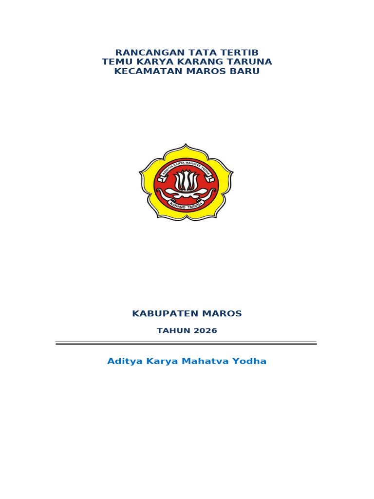 Tata Tertib | PDF