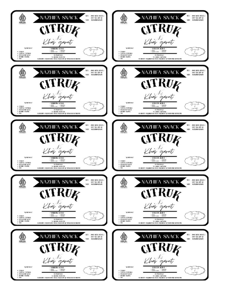 Citruk Uye | PDF