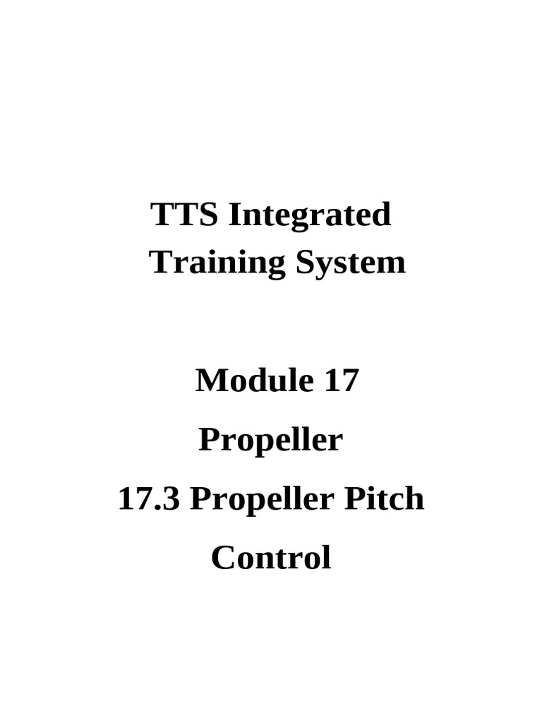 Propeller Pitch Control | PDF | Propeller | Mechanical Engineering
