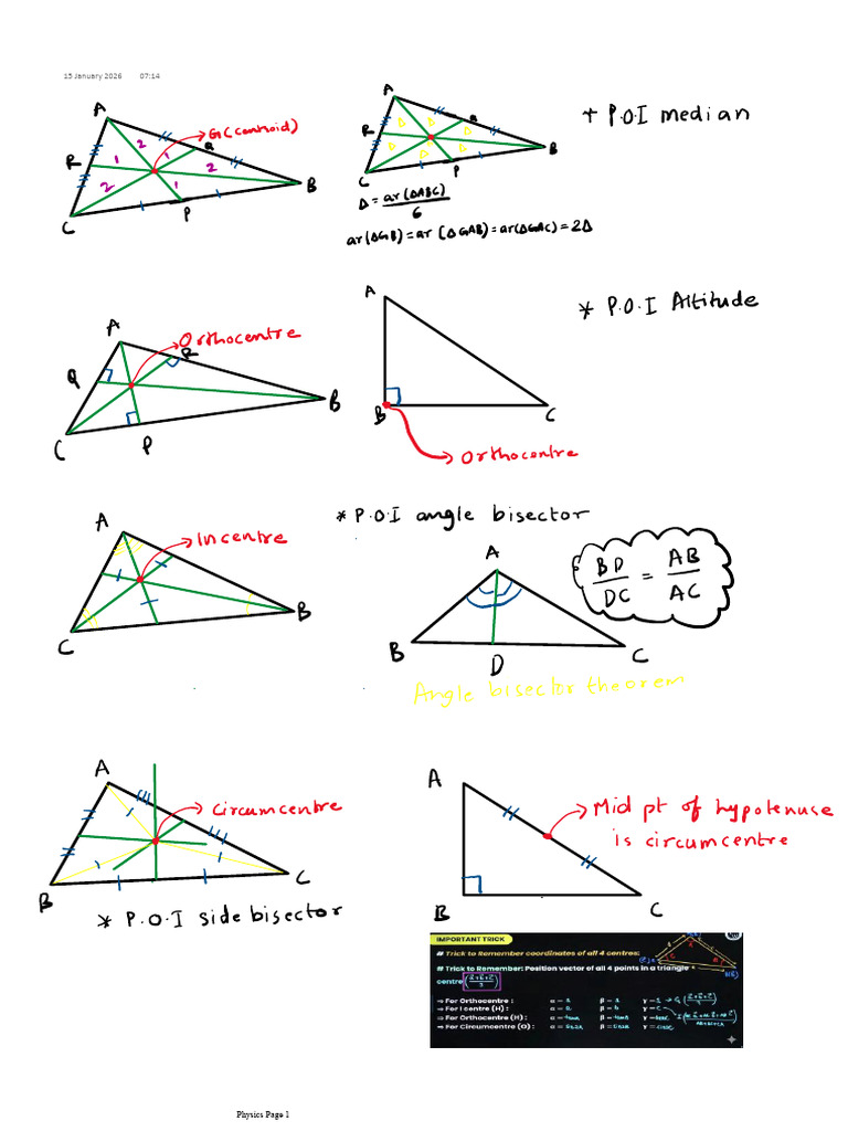Imp Triangles | PDF