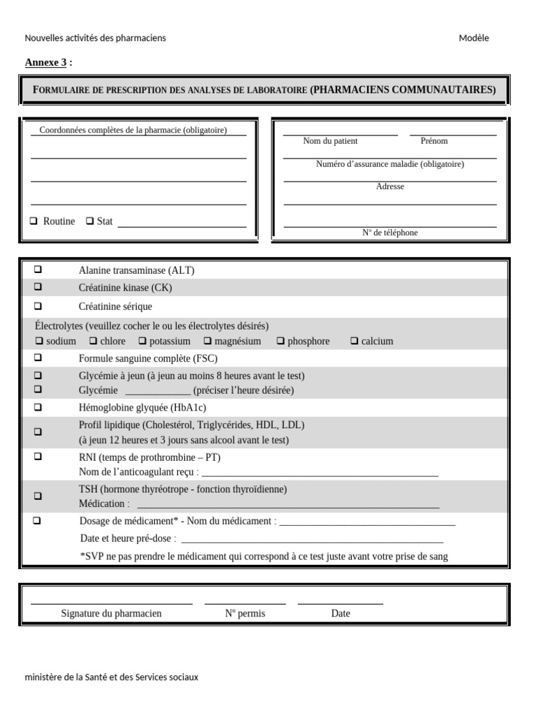 formulaire-prescription-danalyse-de-laboratoire-pdf