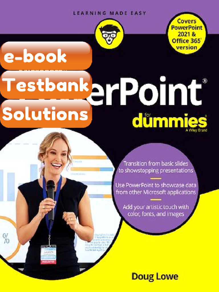 eBook & Testbank PowerPoint for Dummies Office 2021 Edition Doug Lowe ...