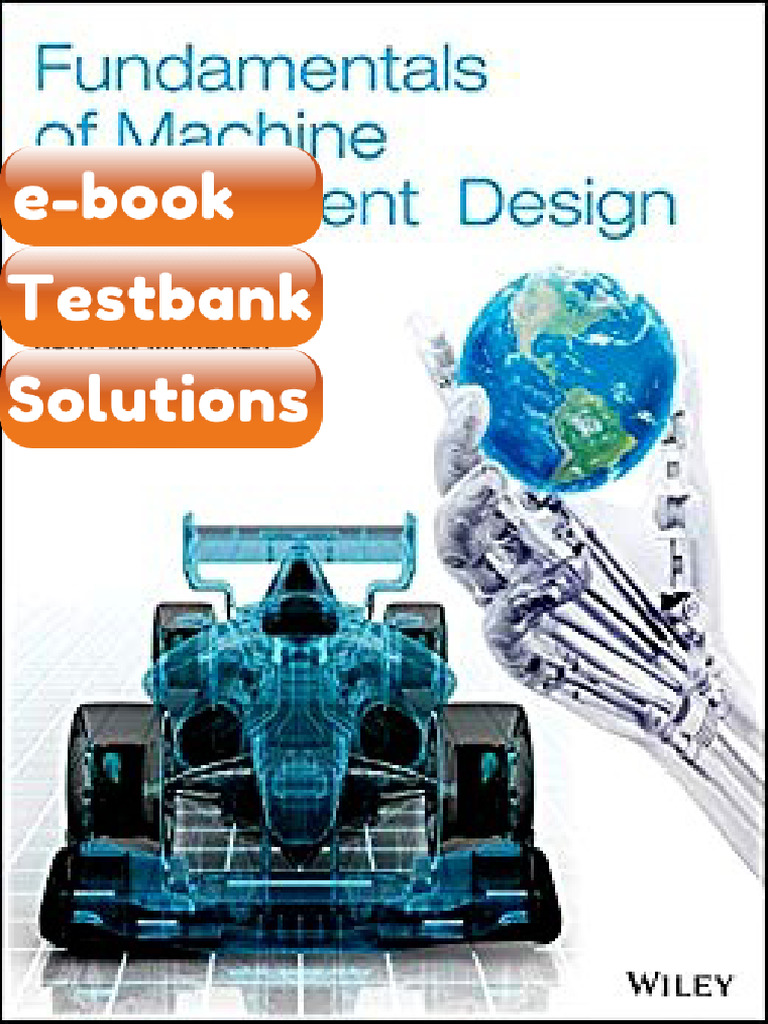 Fundamentals of Machine Component Design 6th by Juvinall Testbank ...
