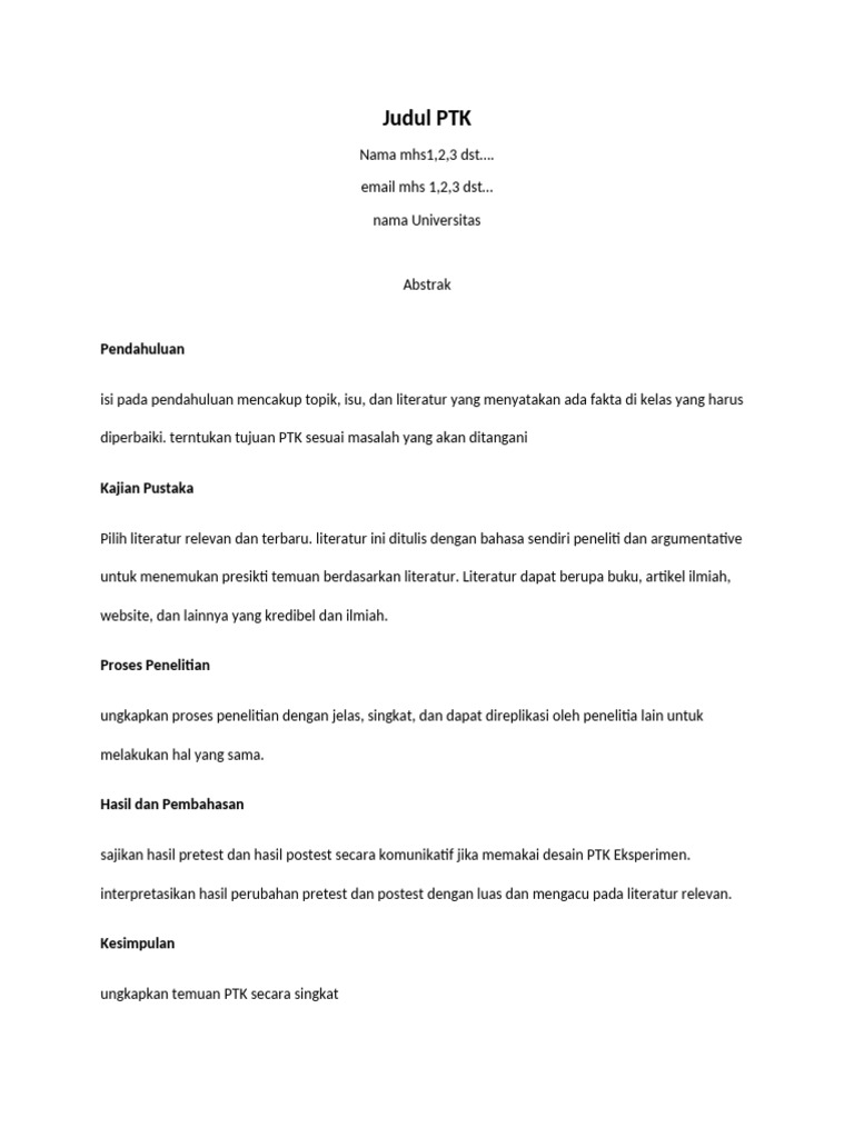 Templete Proyek Riset | PDF