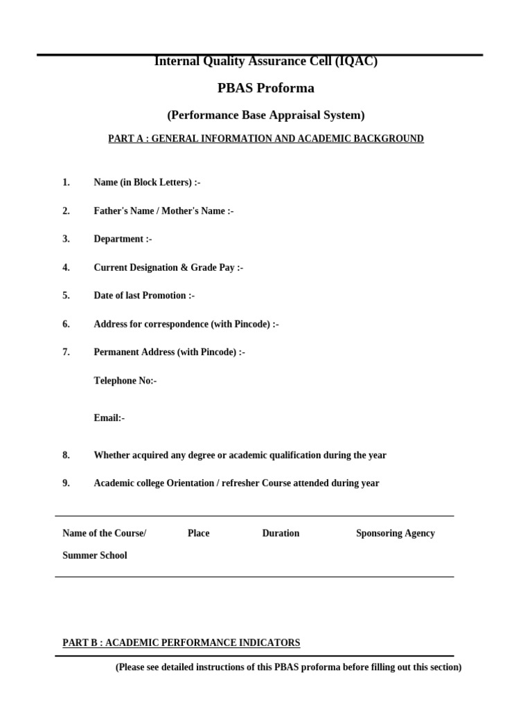 Final New PBA Form | PDF