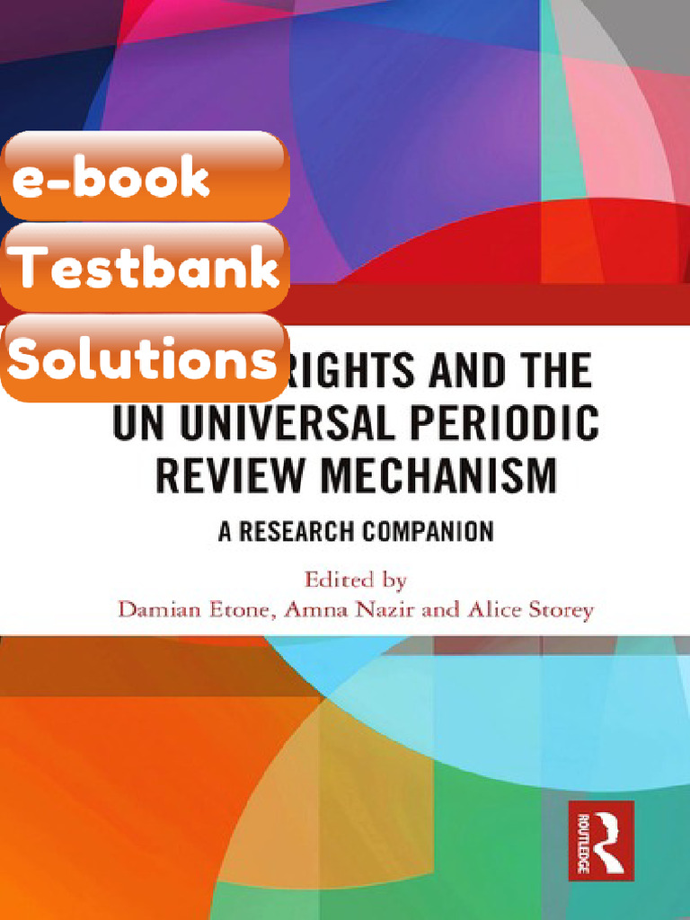 eBook & Testbank Human Rights and the UN Universal Periodic Review ...