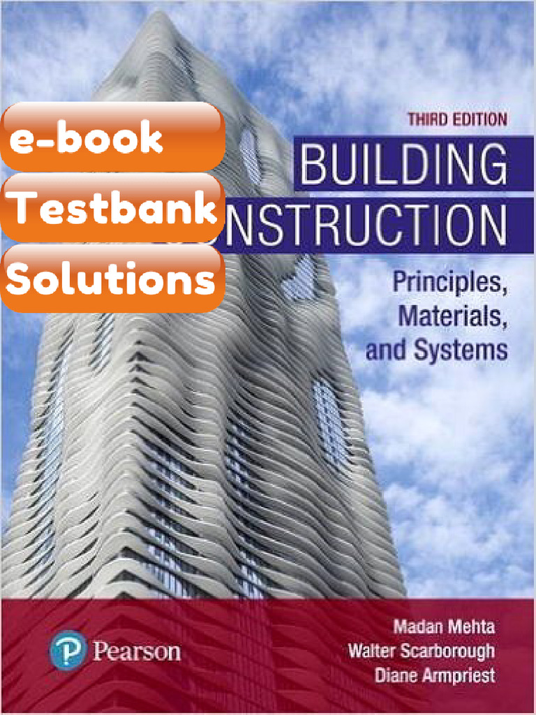 Testbank - ETextbook 9780134454177 Building Construction Principles ...