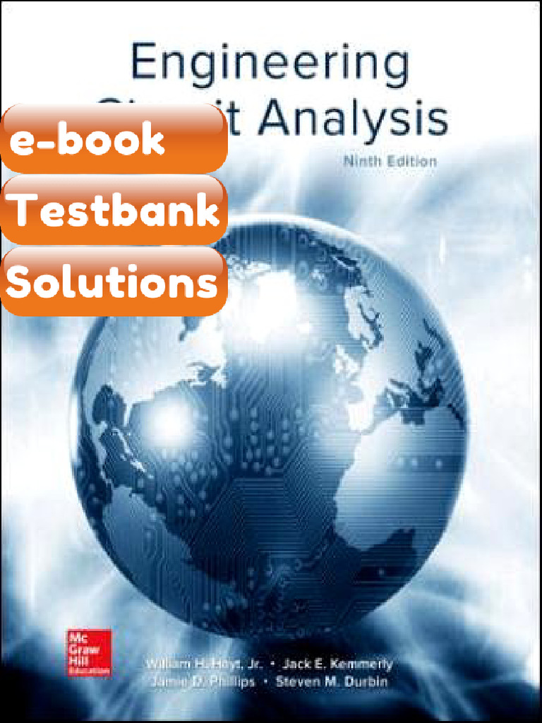 Engineering Circuit Analysis 9th Edition Hayt Ebook & Testbank | PDF ...