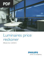 PHILIPS LIGHT Price List May 2012 - New