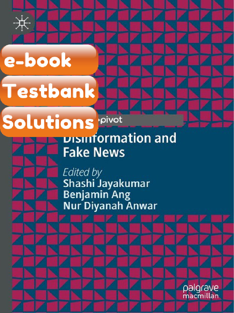 Testbank - Disinformation and Fake News 1st Edition | PDF | Ignorance ...