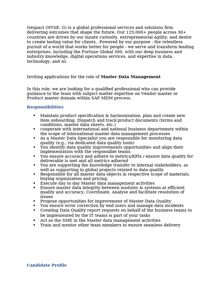 MDM JD Product Master Data | PDF | Data Management | Data Quality