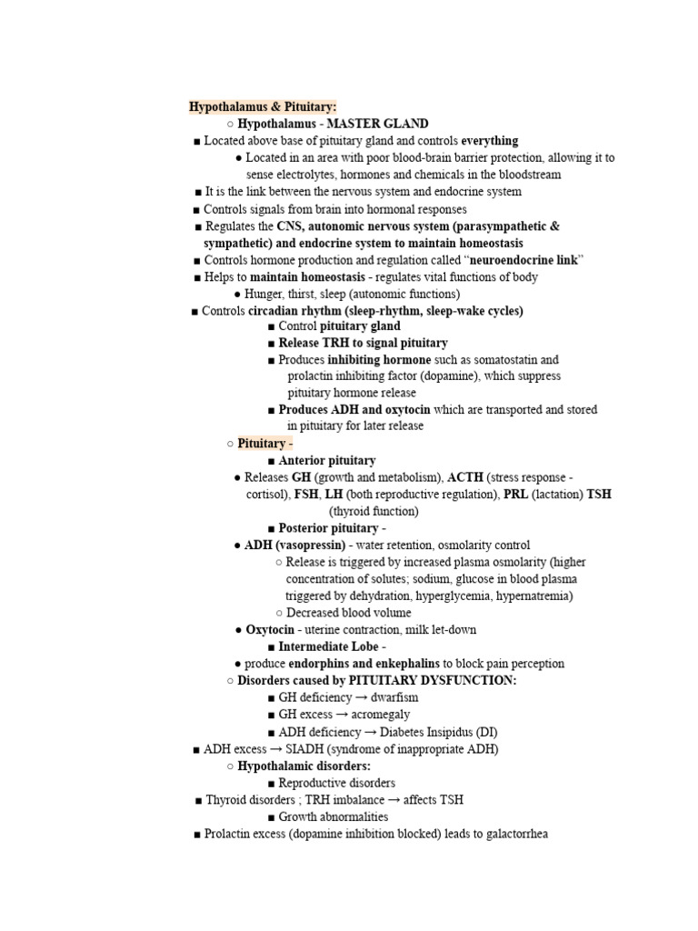 endo pt 1 | PDF | Pituitary Gland | Endocrine System