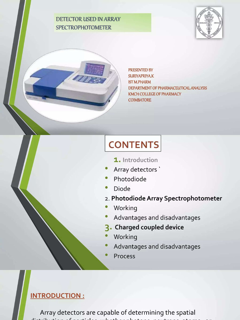 PhotoDiode Array | PDF