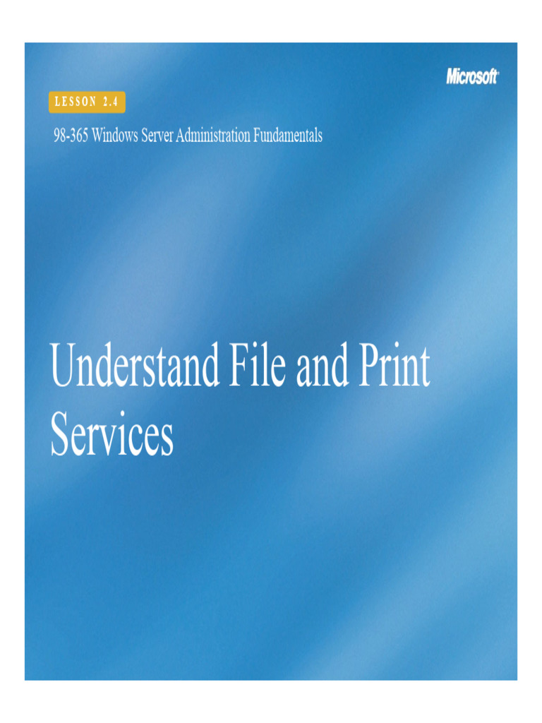 WinServerFund PPT 2.4 | PDF | Computer File | Directory (Computing)