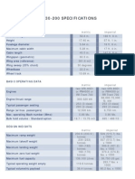 Specifications Airbus Series 2