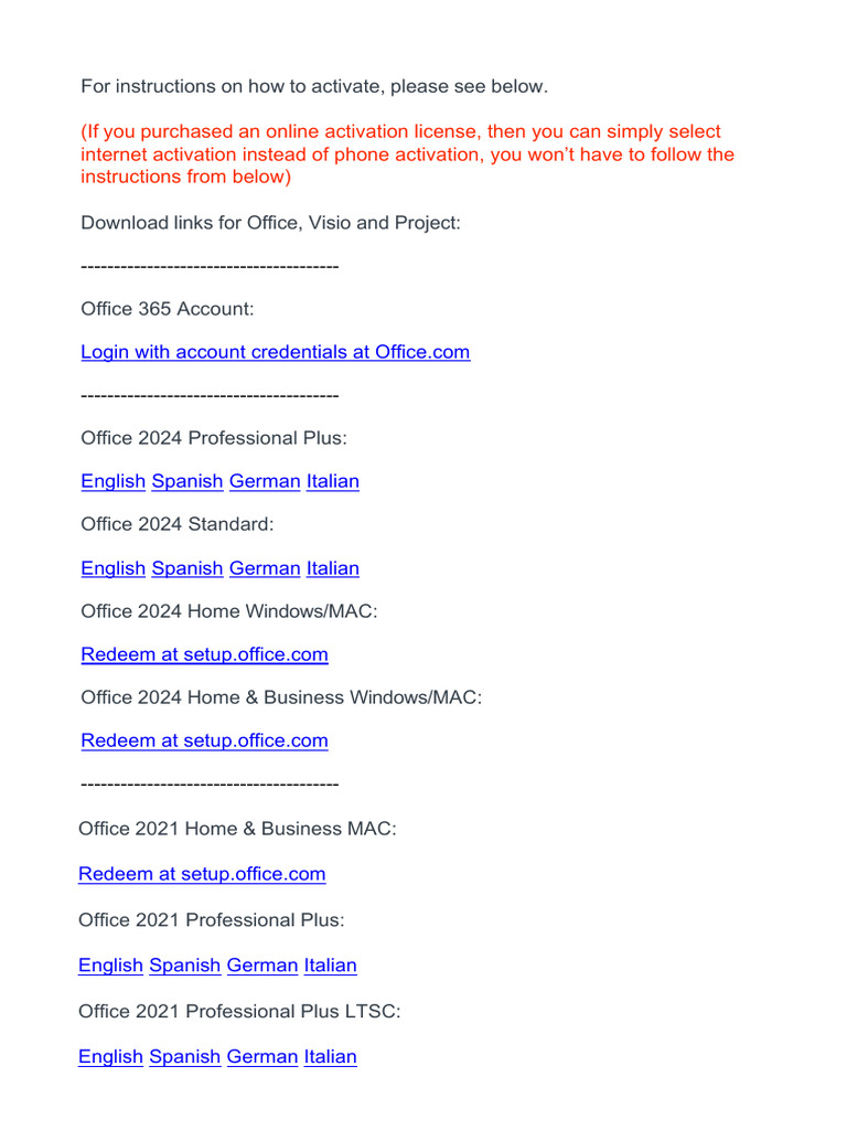 Office Instructions | PDF | Microsoft Office | Software