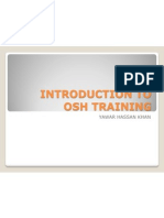 Introduction to Osha Training