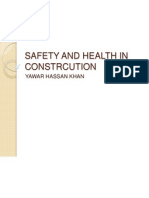 Safety and Health in Constrcution