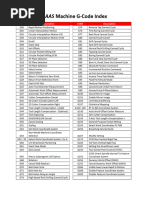 Haas CNC Lathe G-Code Reference Guide | PDF | Drill | Numerical Control