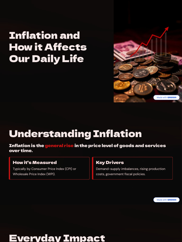 Inflation and How It Affects Our Daily Life | PDF
