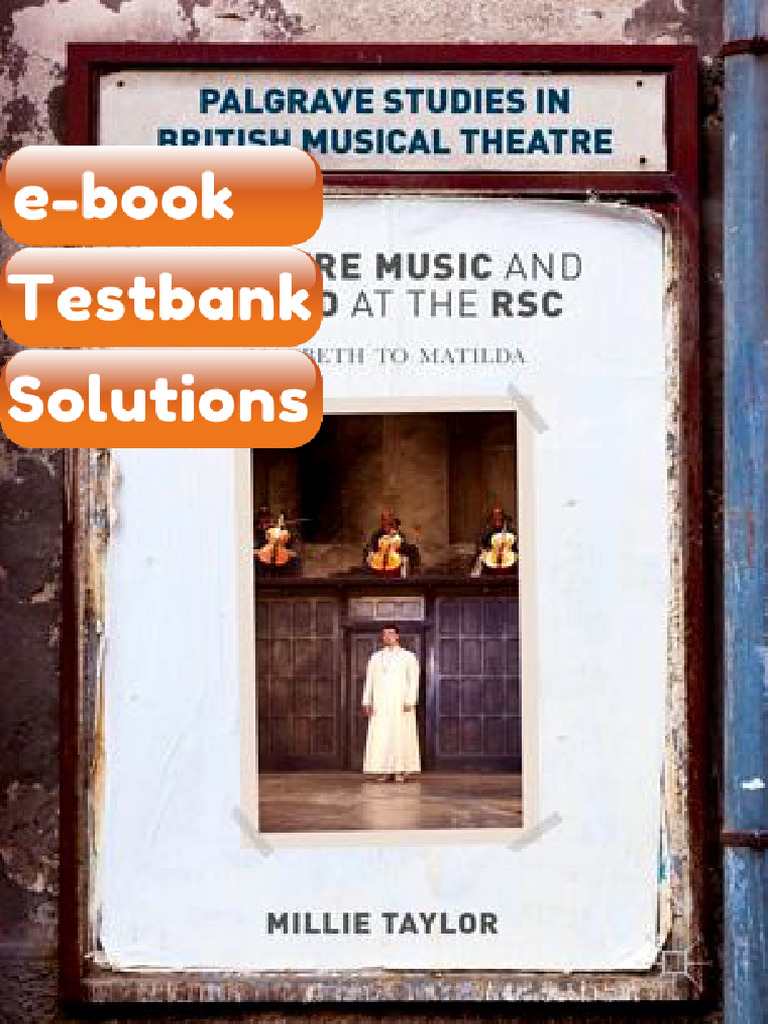 Ebook & Testbank Theatre Music and Sound at The RSC Macbeth To Matilda ...