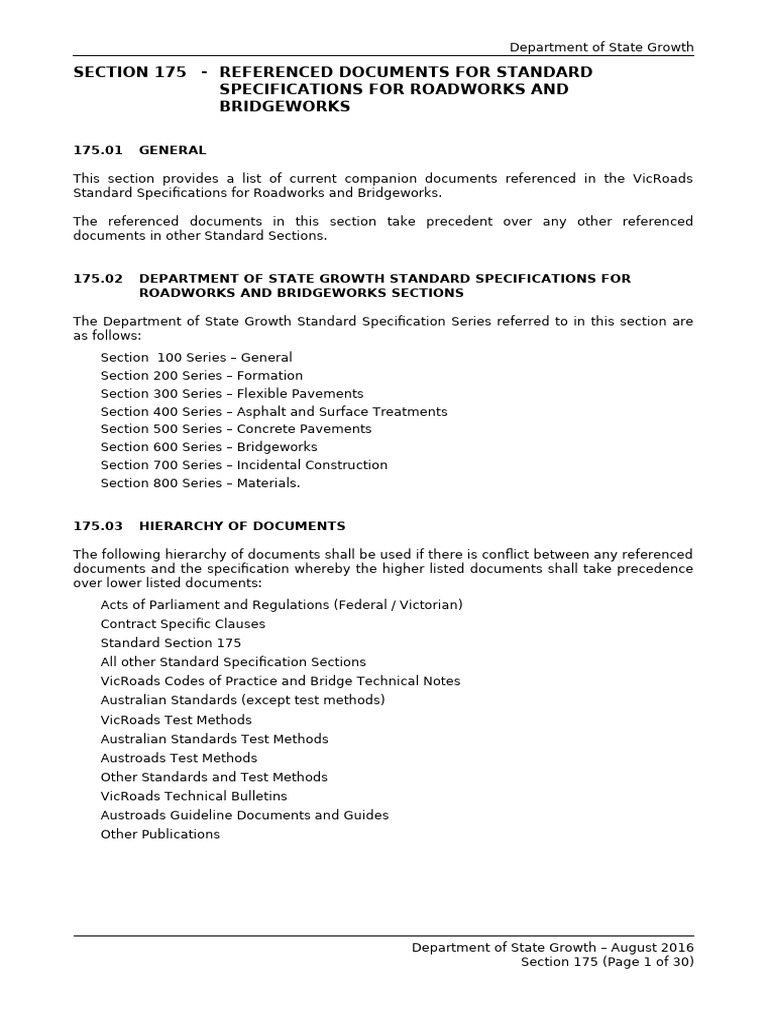 Sec 175 | PDF | Concrete | Specification (Technical Standard)