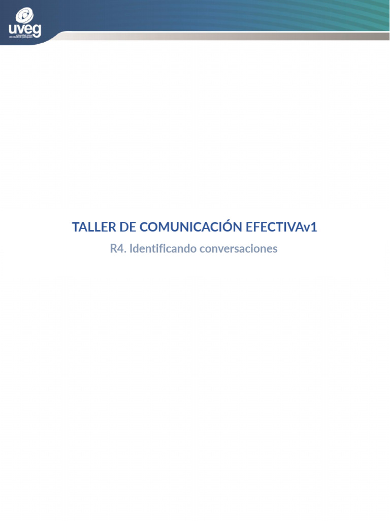 Taller de Comunicacion Efectiva | PDF | Cognición | Sicología