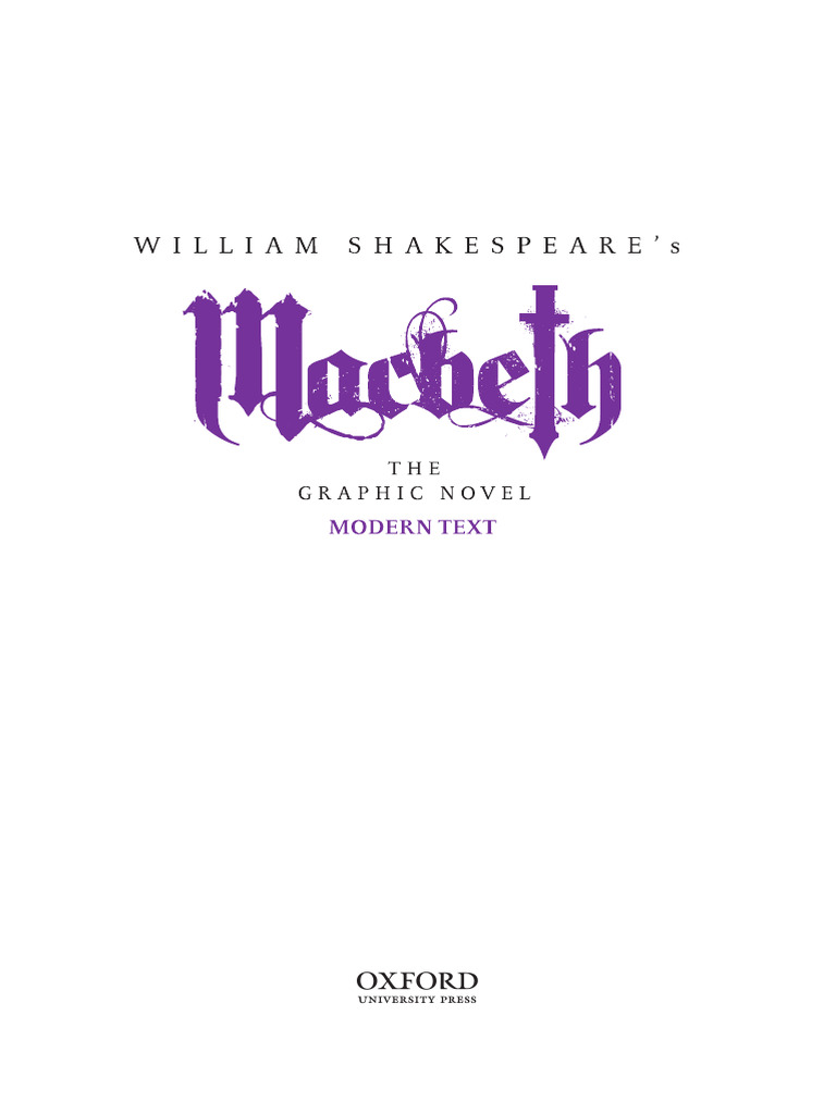 Macbeth Graphic Novel - Modern Text | PDF | Macbeth