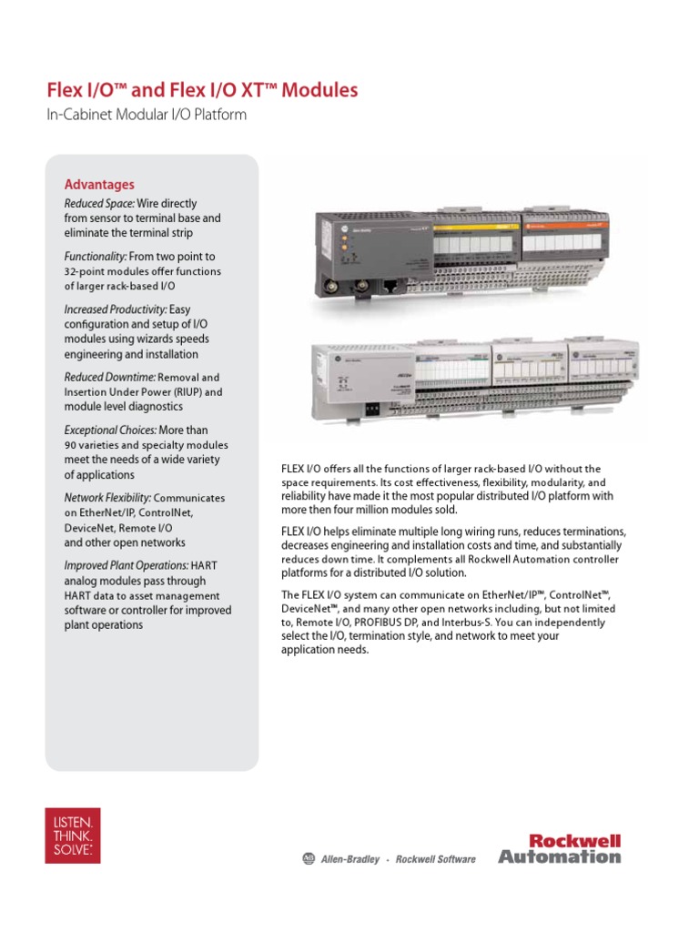 Ab Flex Io Manual Modularity Computer Network