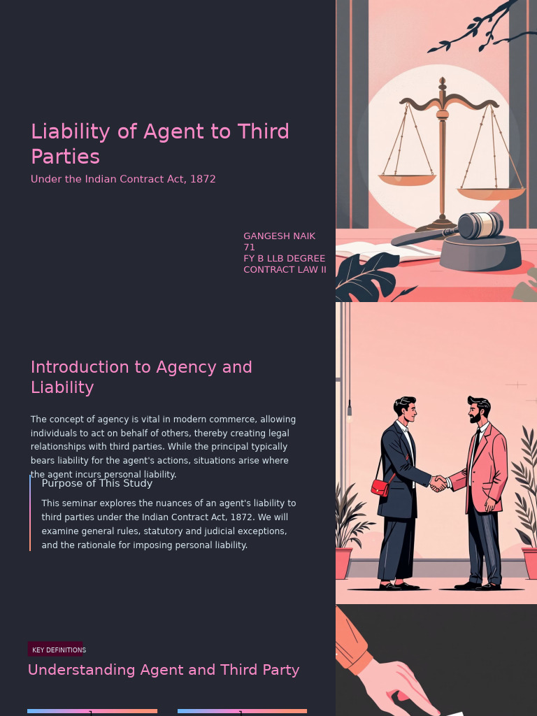 Liability of Agent To Third Parties CONTRACT 2 | PDF | Law Of Agency ...