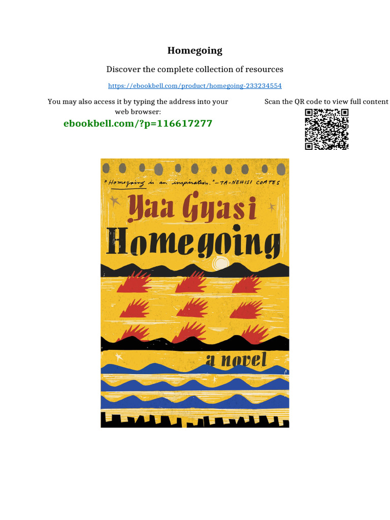 Homegoing Digital Download | PDF