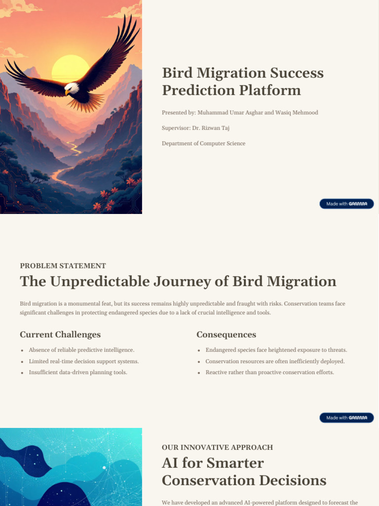 Bird Migration Success Prediction Platform | PDF | Accuracy And ...