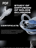 Rate of Diffusion Lab Report | PDF | Water | Diffusion