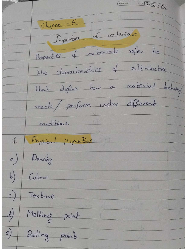 Chapter 5 Notes Part 1 | PDF