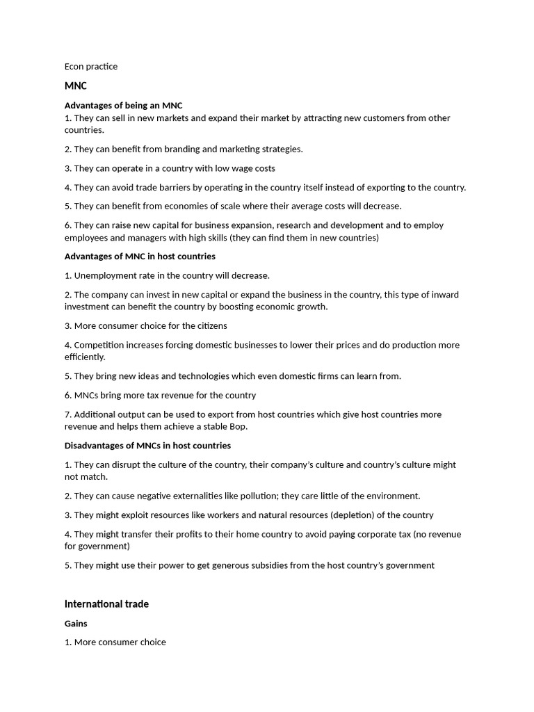 Econ Practice | PDF | Cost Of Living | Fiscal Policy