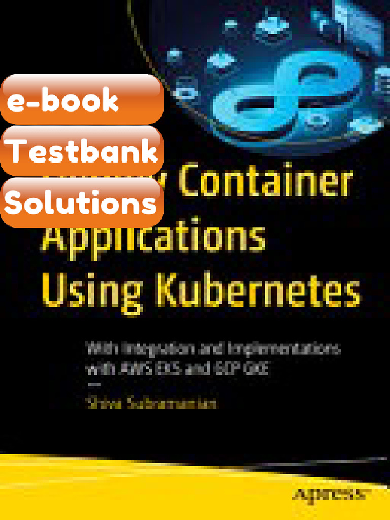 eBook & Testbank Deploy Container Applications Using Kubernetes ...