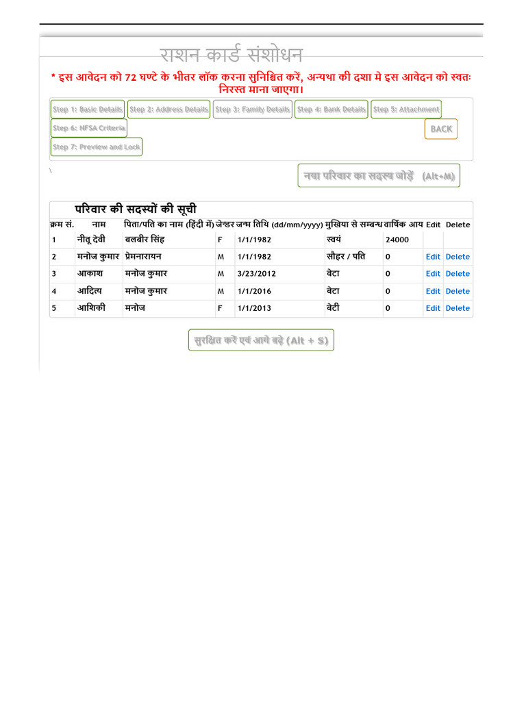 Online Ration Card Management | PDF