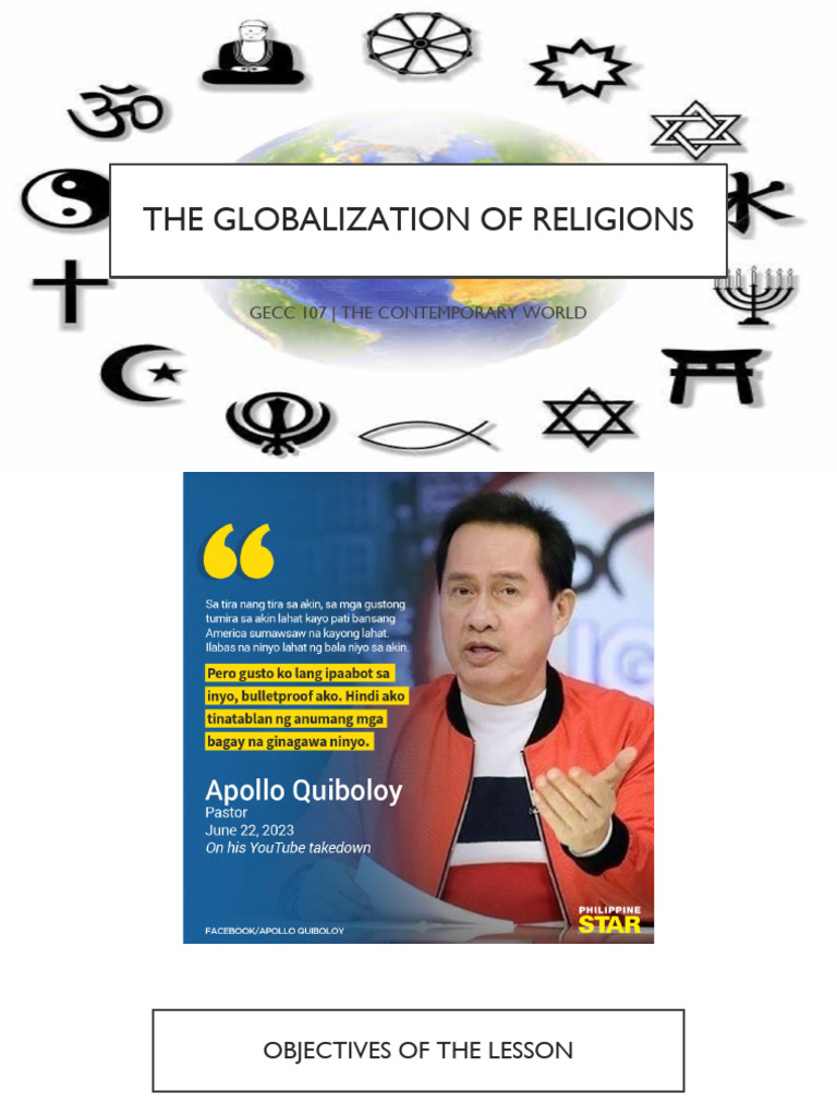 The Globalization of Religions | PDF | Religious Pluralism | Society