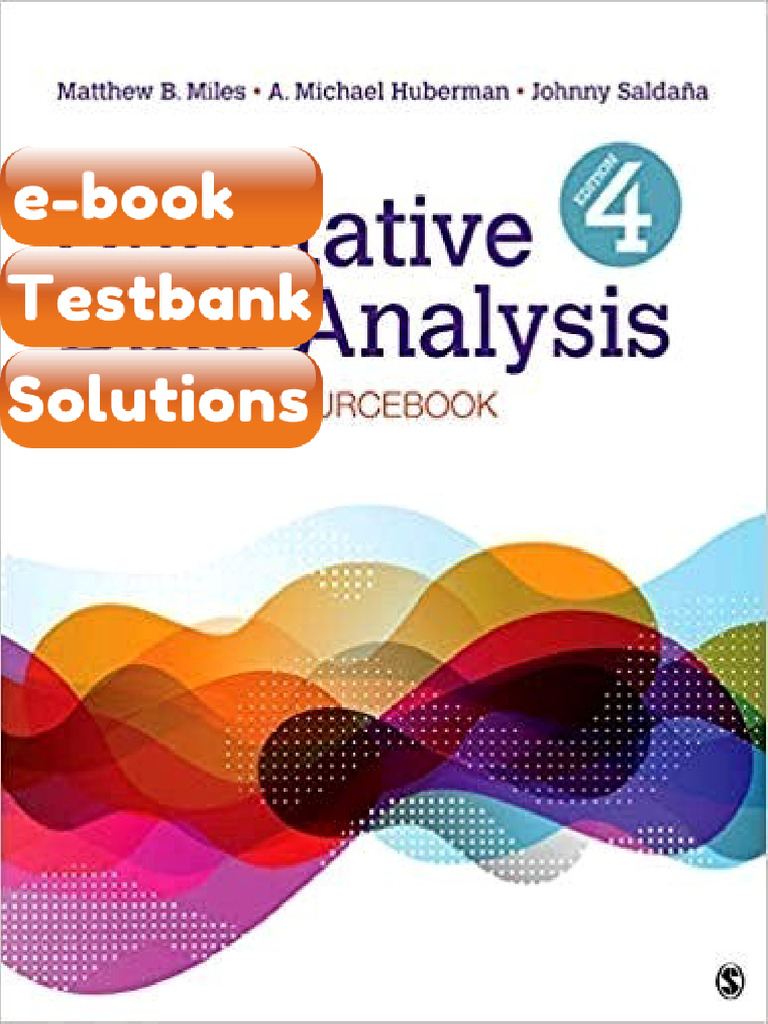 Testbank - Qualitative Data Analysis A Methods Sourc 4th Edition | PDF ...