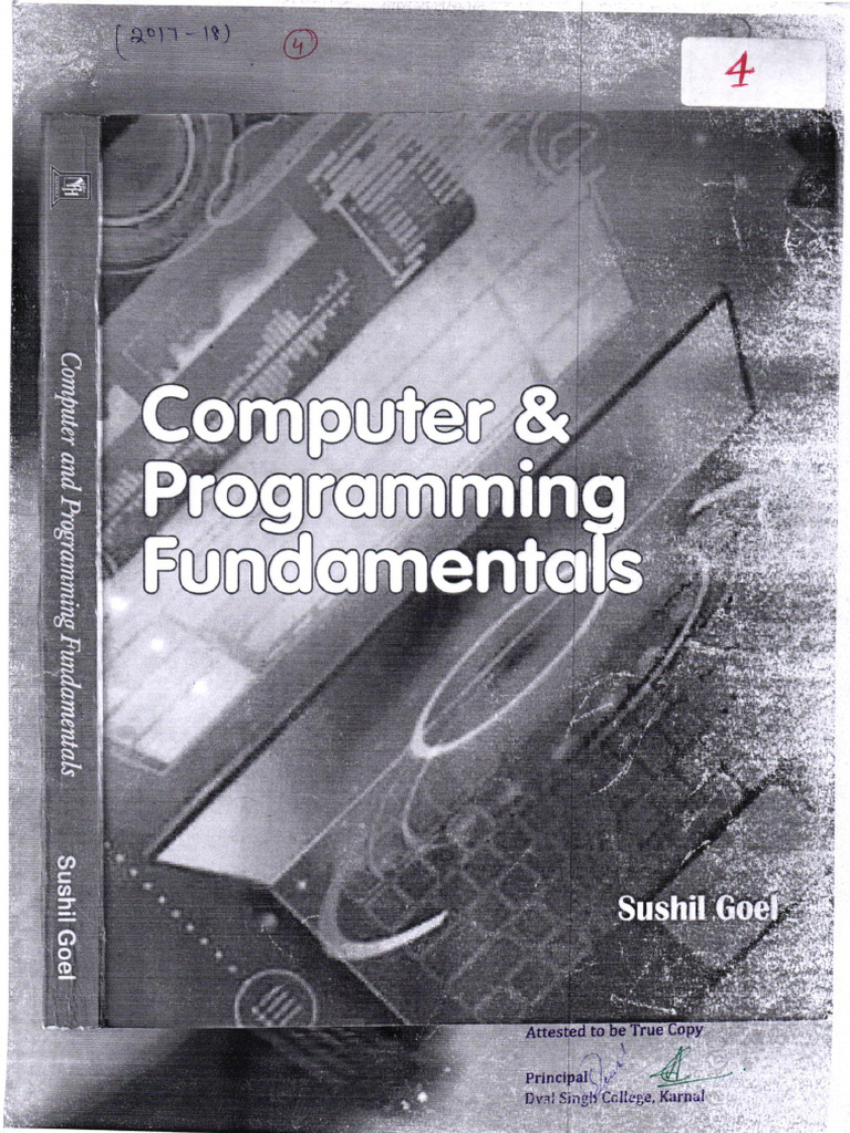 Computer Prorgammin Sushil Goel | PDF