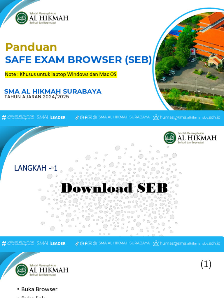 Panduan Safe Exam Browser (SEB) | PDF