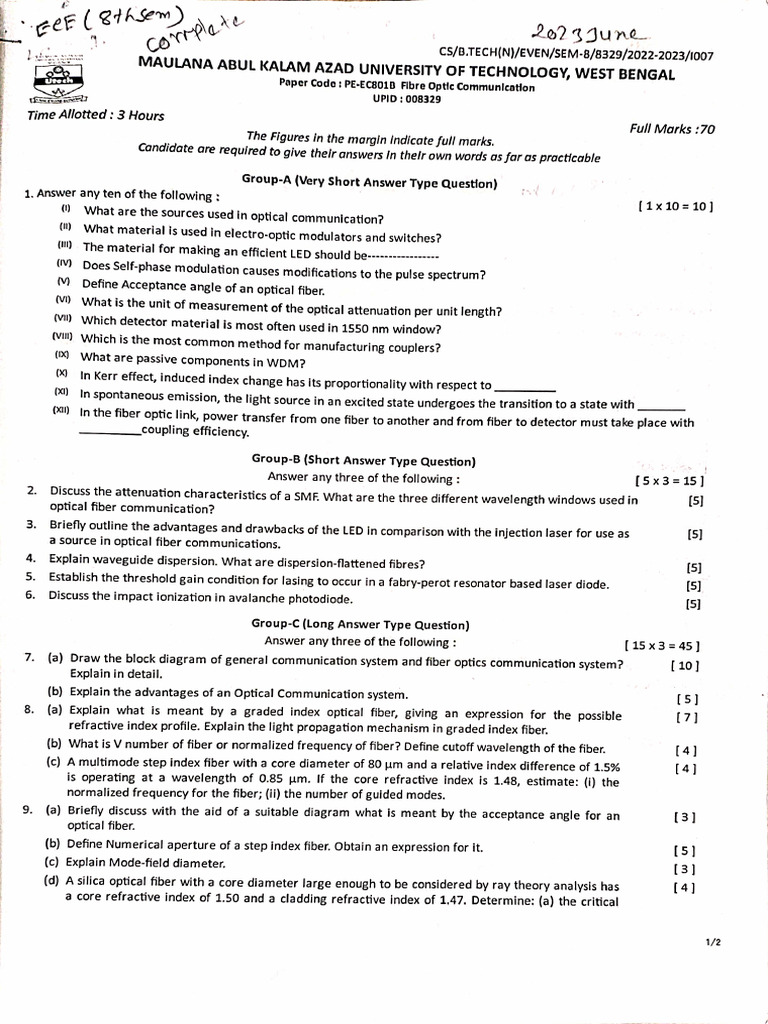 Pyq - 8TH Sem - 2022-23 | PDF