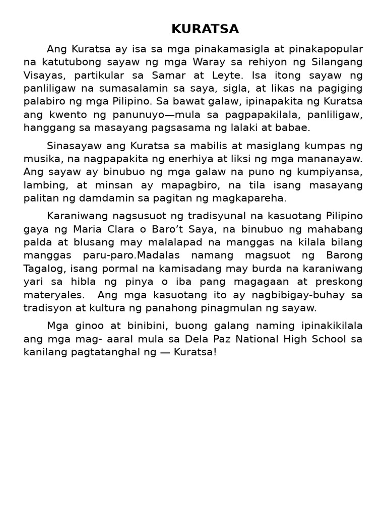 KURATSA | PDF