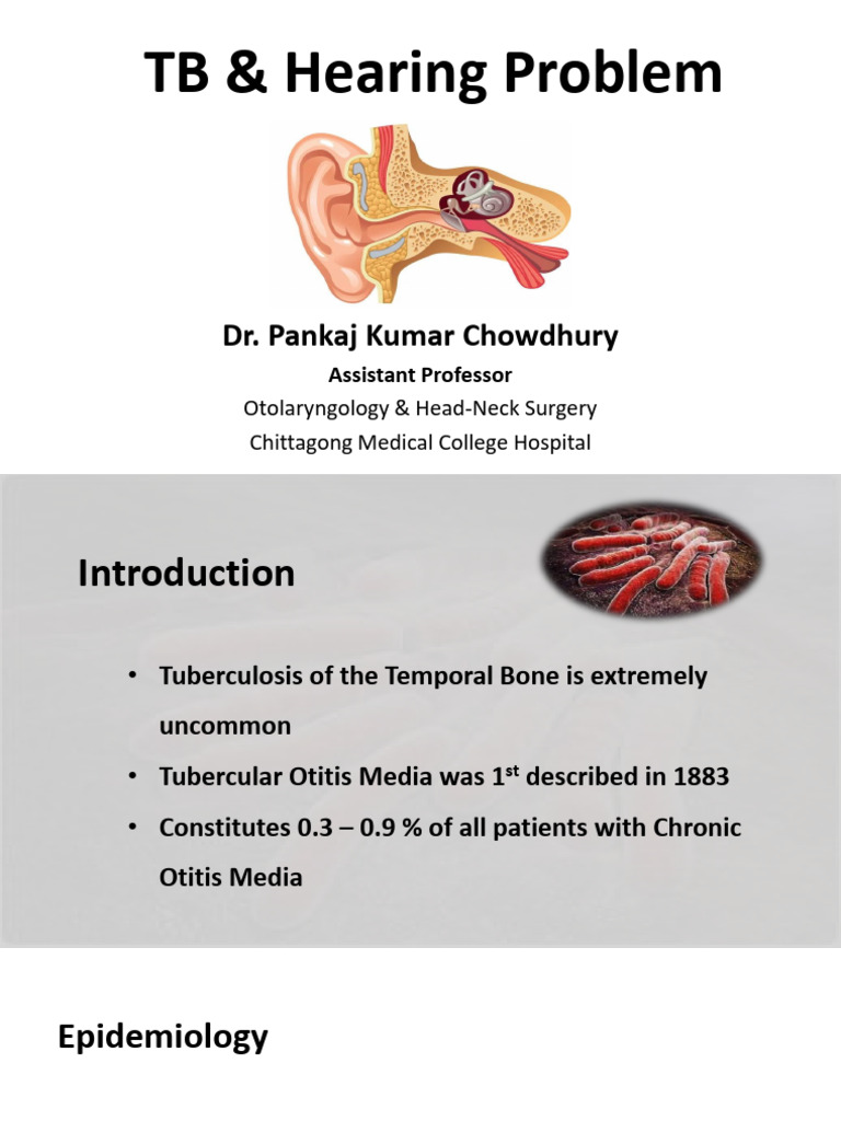 TB & Hearing Problem | PDF