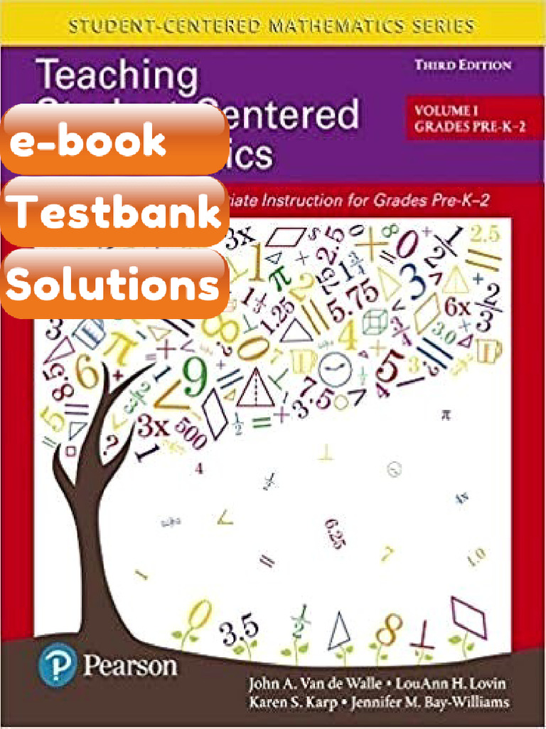 Testbank - Teaching StudentCentered Mathematics Developmentally ...